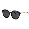 Gucci сонцезахисні окуляри 12333 чорні з чорною лінзою 