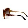 Gucci сонцезащитные очки 12335 коричневые с коричневой линзой 
