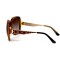 Gucci сонцезащитные очки 12335 коричневые с коричневой линзой . Photo 3