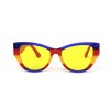 Gucci сонцезахисні окуляри 12340 червоні з жовтою лінзою 