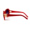 Gucci сонцезащитные очки 12343 красные с чёрной линзой . Photo 3