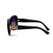 Gucci сонцезащитные очки 12345 чёрные с сиреневой линзой . Photo 3