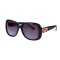 Gucci сонцезащитные очки 12345 чёрные с сиреневой линзой . Photo 1