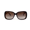 Gucci сонцезащитные очки 12347 чёрные с коричневой линзой 