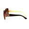 Gucci сонцезащитные очки 12348 коричневые с коричневой линзой . Photo 3
