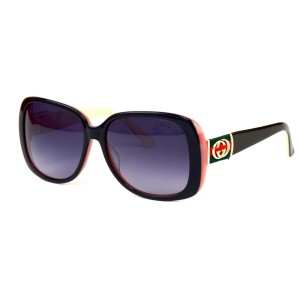 Gucci сонцезахисні окуляри 12351 бузкові з бузковою лінзою 