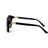 Gucci сонцезащитные очки 12352 черные с коричневой линзой 