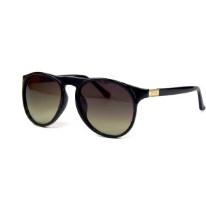 Gucci сонцезащитные очки 12352 черные с коричневой линзой 