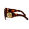 Gucci сонцезащитные очки 12353 коричневые с коричневой линзой . Photo 3