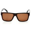 Мужские сонцезащитные очки 9169 коричневые с коричневой линзой 