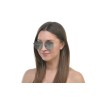 Жіночі сонцезахисні окуляри 10104 золоті з ртутною лінзою 
