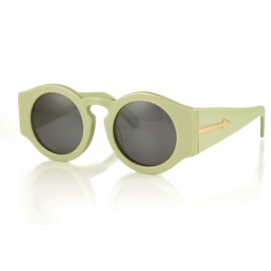 Karen Walker сонцезащитные очки 8691 зелёные с чёрной линзой 