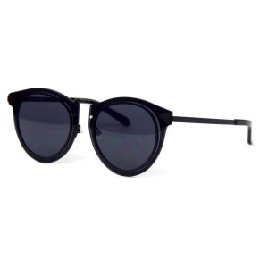 Karen Walker сонцезащитные очки 11912 чёрные с чёрной линзой 