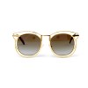 Karen Walker сонцезахисні окуляри 12019 золоті з коричневою лінзою 
