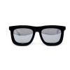 Karen Walker сонцезахисні окуляри 12228 чорні з сроюбна лінзою 