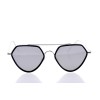 Женские сонцезащитные очки 10115 серебряные с ртутной линзой 