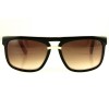 Louis Vuitton сонцезахисні окуляри 8774 чорні з коричневою лінзою 