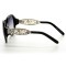 Louis Vuitton сонцезащитные очки 9865 чёрные с чёрной линзой . Photo 3