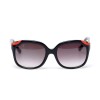 Louis Vuitton сонцезащитные очки 11336 чёрные с коричневой линзой 