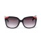 Louis Vuitton сонцезащитные очки 11336 чёрные с коричневой линзой . Photo 2