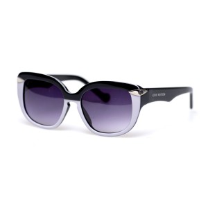 Louis Vuitton сонцезащитные очки 11339 серые с чёрной линзой 