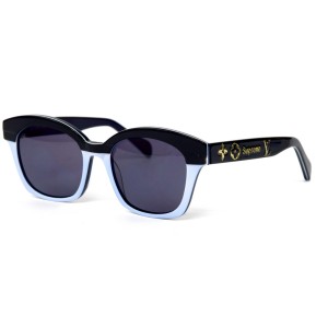 Louis Vuitton сонцезахисні окуляри 11932 блакитні з чорною лінзою 