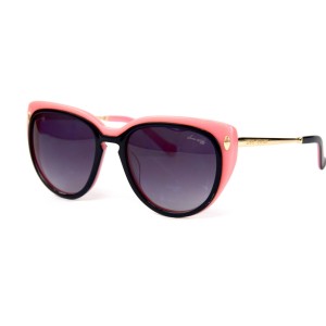 Louis Vuitton сонцезащитные очки 12258 розовые с черной линзой 