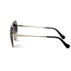 Louis Vuitton сонцезахисні окуляри 12263 срібні з чорною лінзою 