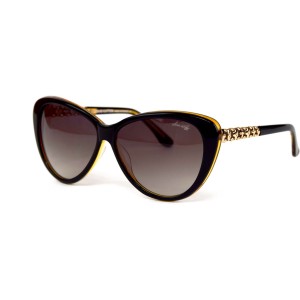 Louis Vuitton сонцезахисні окуляри 12264 коричневі з коричневою лінзою 