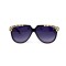 Louis Vuitton сонцезахисні окуляри 12265 бузкові з чорною лінзою . Photo 2