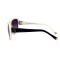 Louis Vuitton сонцезахисні окуляри 12269 білі з чорною лінзою . Photo 3