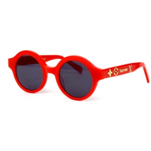 Louis Vuitton сонцезахисні окуляри 12271 червоні з чорною лінзою 