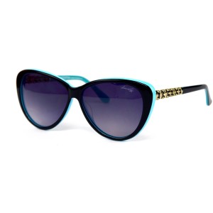 Louis Vuitton сонцезахисні окуляри 12273 чорні з бузковою лінзою 