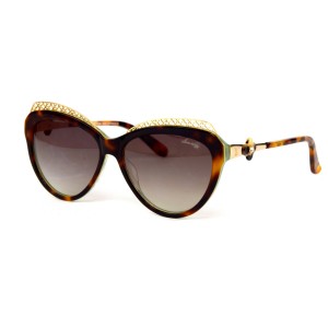 Louis Vuitton сонцезахисні окуляри 12276 коричневі з коричневою лінзою 