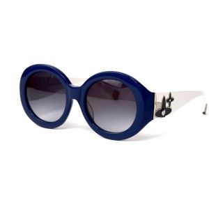 Louis Vuitton сонцезахисні окуляри 12277 сині з чорною лінзою 