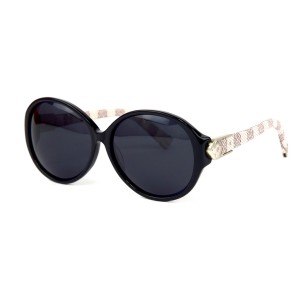 Louis Vuitton сонцезахисні окуляри 12280 чорні з чорною лінзою 