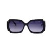 Louis Vuitton сонцезахисні окуляри 12281 чорні з бузковою лінзою 