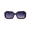 Louis Vuitton сонцезащитные очки 12282 чёрные с чёрной линзой 