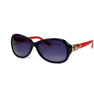 Louis Vuitton сонцезащитные очки 12287 чёрные с чёрной линзой 