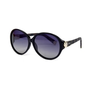 Louis Vuitton сонцезащитные очки 12292 черные с серой линзой 
