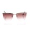 Жіночі сонцезахисні окуляри 10122 золоті з коричневою лінзою . Photo 2