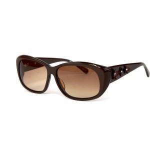 Louis Vuitton сонцезахисні окуляри 12299 коричневі з коричневою лінзою 