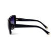 Louis Vuitton сонцезахисні окуляри 12301 чорні з бузковою лінзою 
