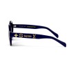Louis Vuitton сонцезащитные очки 12398 синие с чёрной линзой 