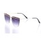 Женские сонцезащитные очки 10123 золотые с фиолетовой линзой . Photo 1