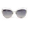 Marc Jacobs сонцезащитные очки 11681 серебряные с ртутной линзой 