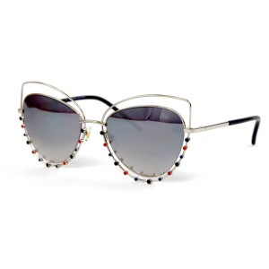 Marc Jacobs сонцезахисні окуляри 11681 срібні з ртутною лінзою 