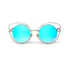 Marc Jacobs сонцезащитные очки 12182 серебрянные с синий линзой 