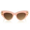 Miu Miu сонцезащитные очки 8745 розовые с коричневой линзой 