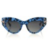 Miu Miu сонцезащитные очки 8746 чёрные с синий линзой 